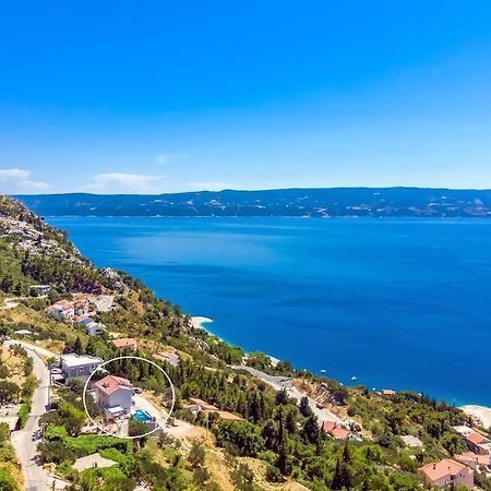 Villa Belvedere With Heated Pool, Billiards, Media Room, Sea Views,10 Pax Omis Exterior photo